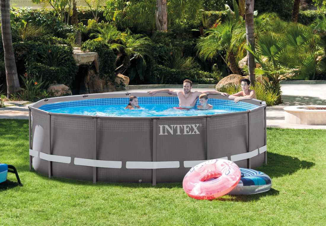 รีวิวสระว่ายน้ำสำเร็จรูป Intex Ultra Frame Pool
